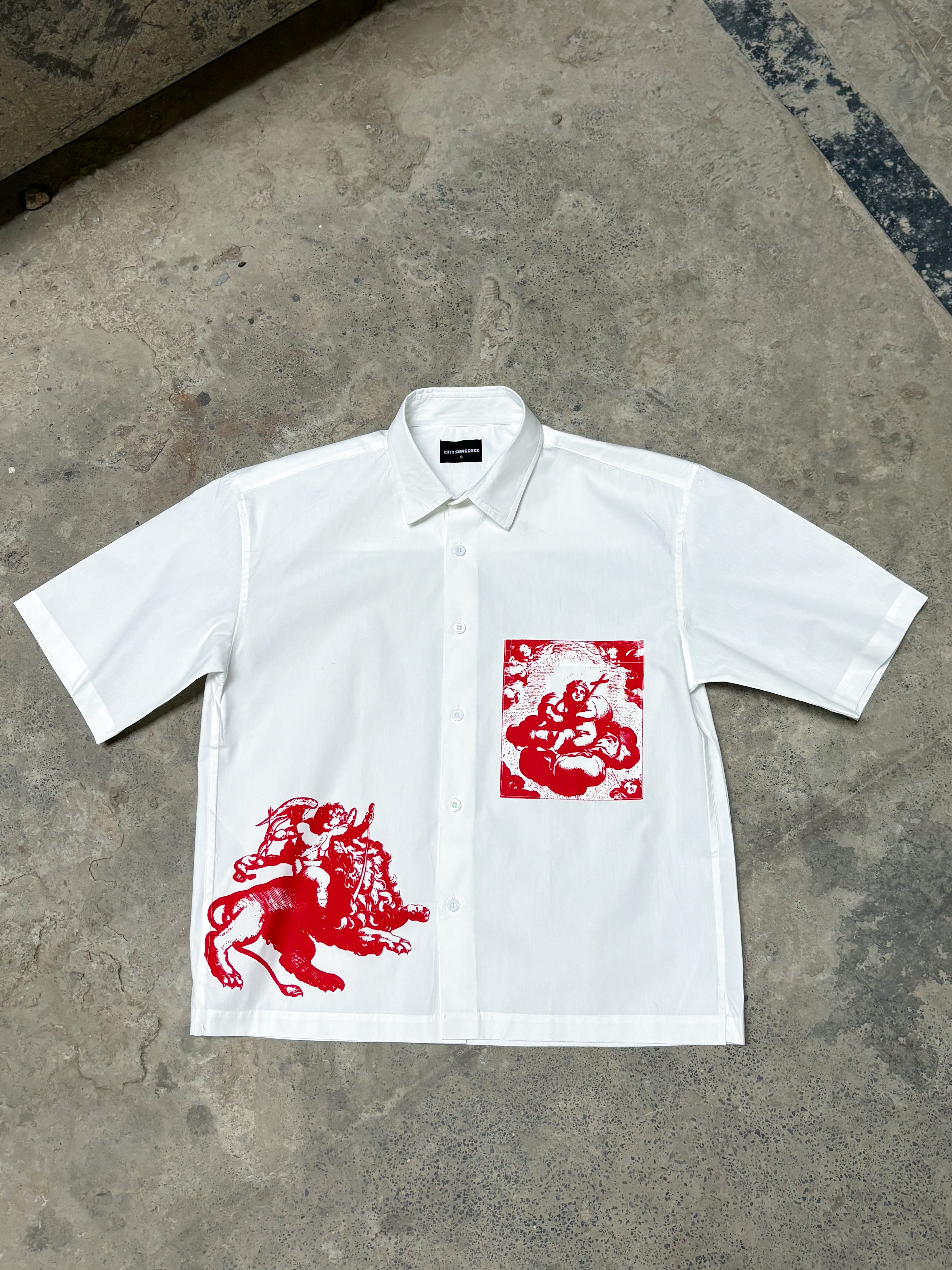 Celestial Rider Shirt – Divine Chaos in Motion