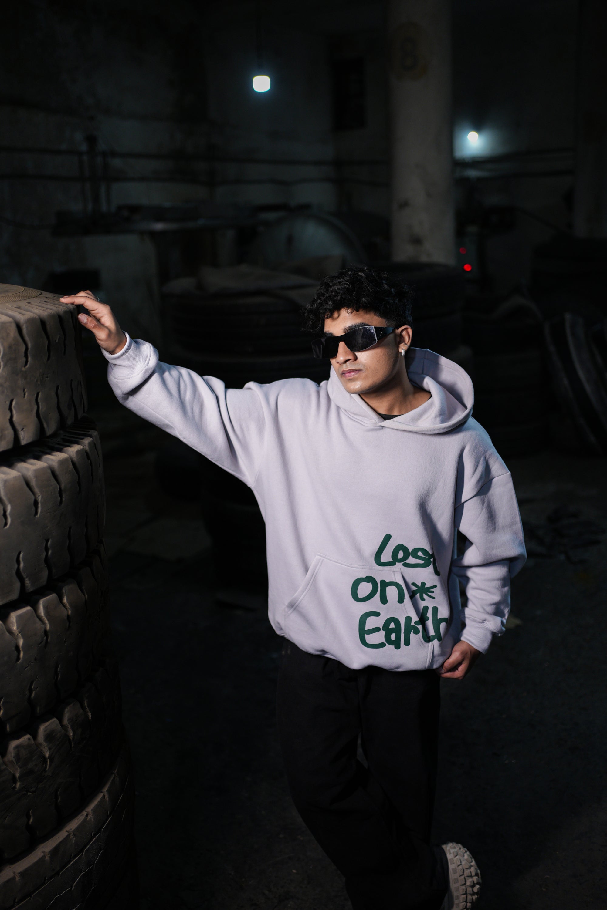 Grey Oversized Hoodie