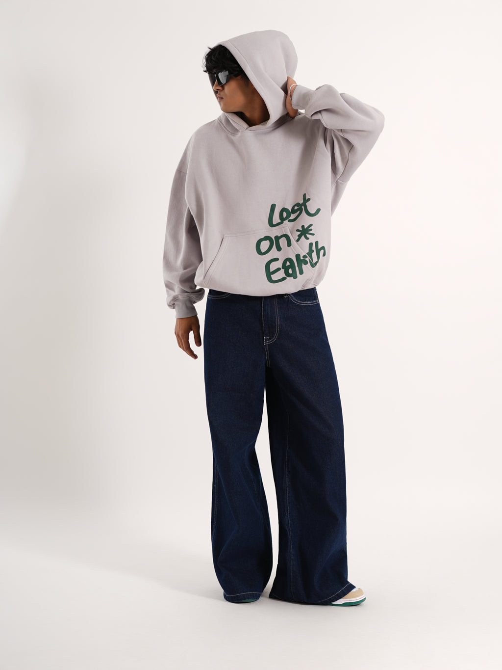 Grey Oversized Hoodie