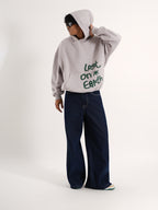 Grey Oversized Hoodie